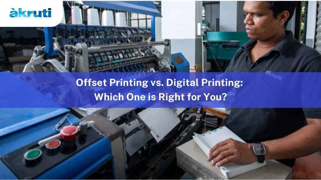 Offset vs. digital printing comparison